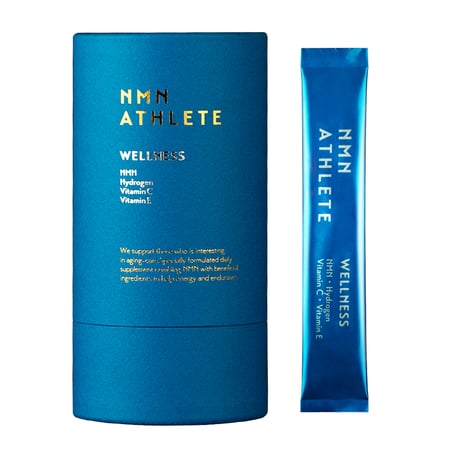 【期限2027年1月】NMN10000mg●NMN ATHLETE WELLNESS POWDER 25包/NMN+水素＋ビタミンC&E配合