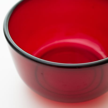 Nuutajarvi｜5577｜sugar bowl φ9cm｜red