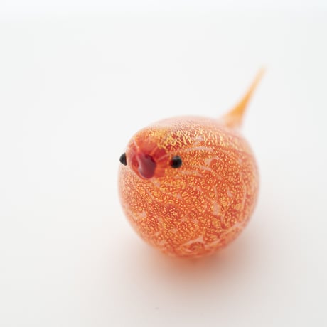 Murano｜glass bird｜orange