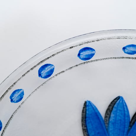 KostaBoda｜Tulipa｜plate 19cm｜blue｜2
