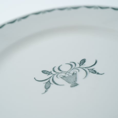 Old Arabia｜plate φ23cm｜green｜flower pot