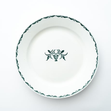 Old Arabia｜plate φ23cm｜green｜flower pot