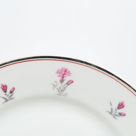 Arabia｜AB model｜plate φ20cm｜pink flower