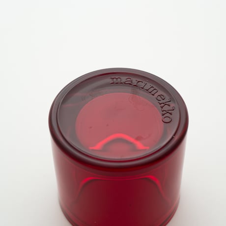Iittala｜Kivi｜candle holder｜red