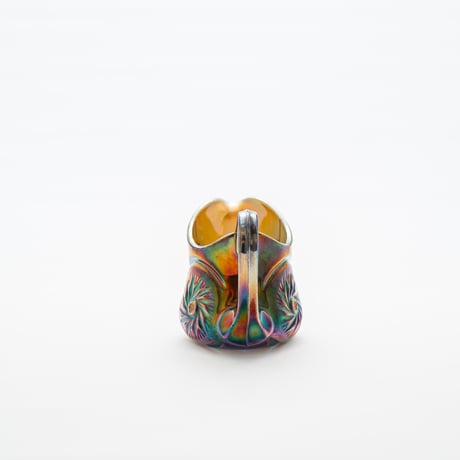 Riihimaki｜Carneval glass｜creamer φ7.4cm