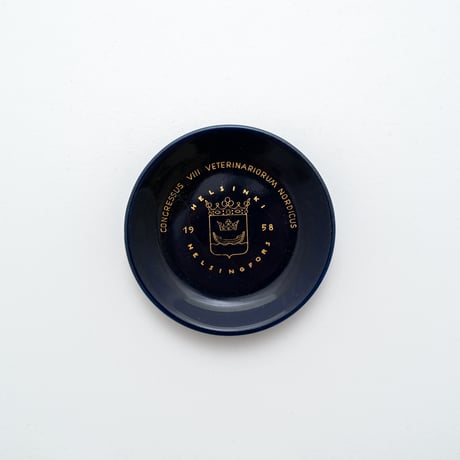 Arabia｜Helsinki｜plate φ9.6cm｜navy
