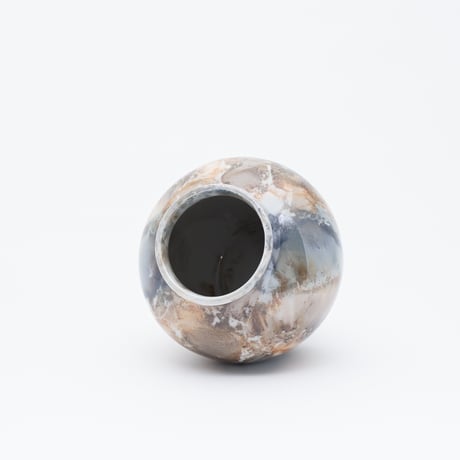 Old Arabia｜marble vase φ11.8cm