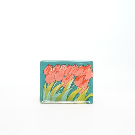Arabia｜Helja｜glass card｜tulip