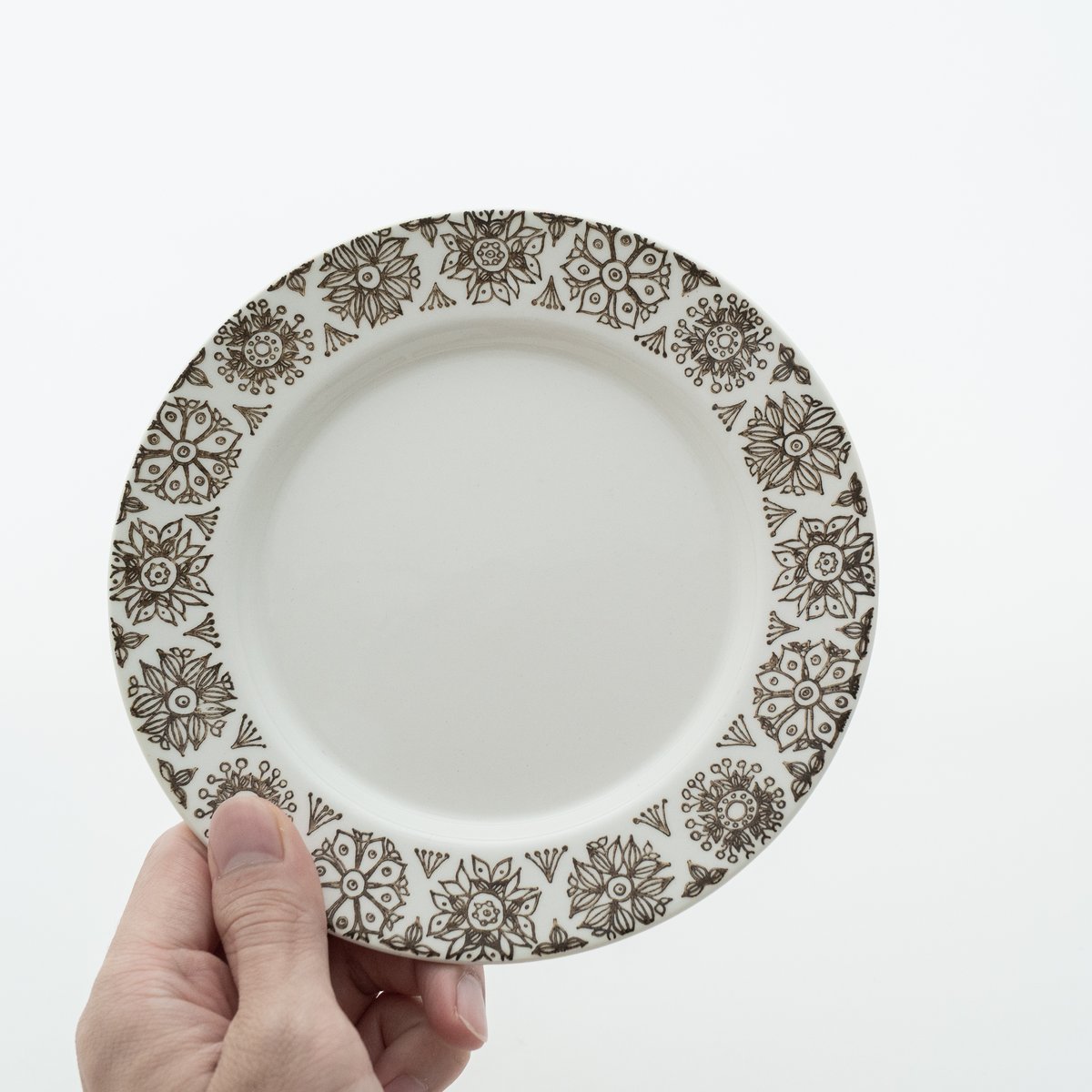 Arabia｜Kekri｜plate φ17.5cm｜brown | lumikka shop