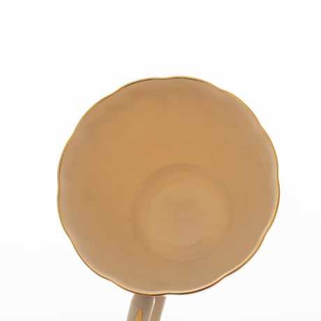 Arabia｜cup φ7.5cm｜pink flower and gold line