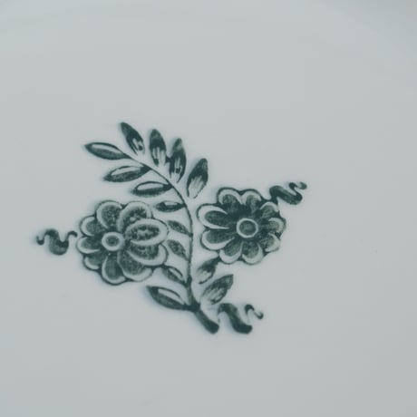 Old Arabia｜plate 23cm｜green｜flower