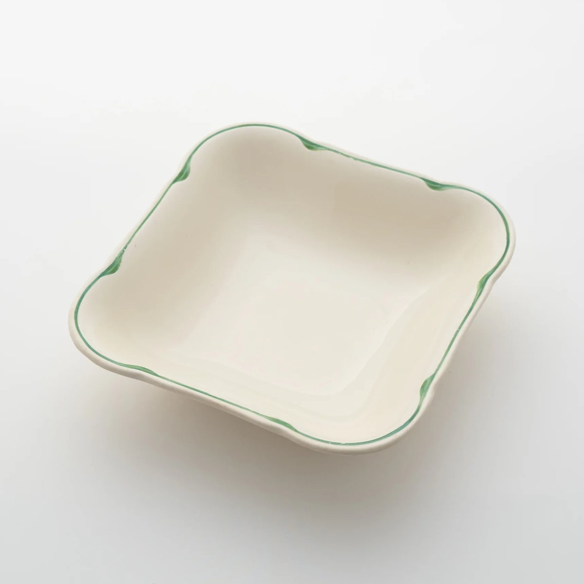 ARABIA Pekka square bowl グリーン ARABIA Pekka square bowl グリーン Arabia｜Pekka｜square bowl 20cm