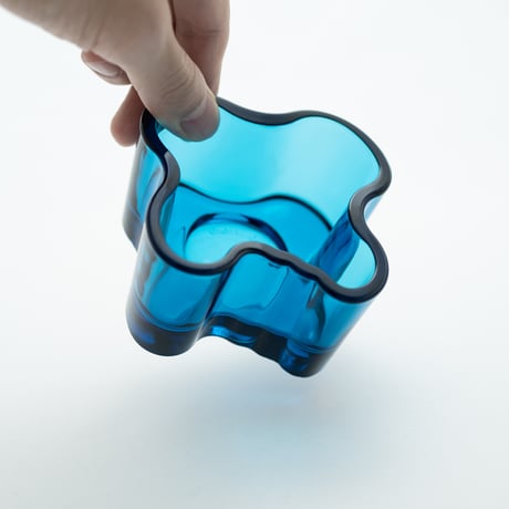 Iittala｜Aalto Collection｜candle holder H55mm｜turquoise