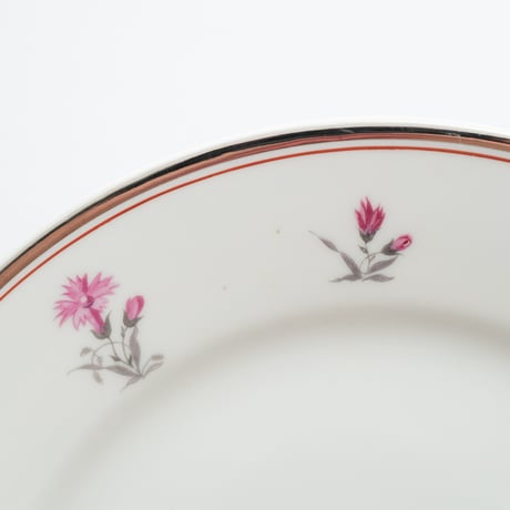 Arabia｜AB model｜plate φ20cm｜pink flower