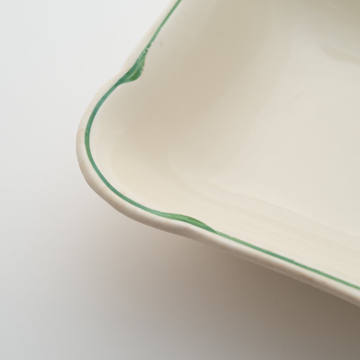 Arabia｜Pekka｜square bowl 20cm｜green | lumikka shop