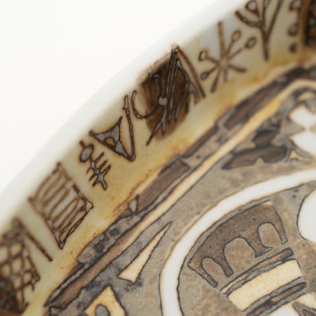 Royal Copenhagen｜Baca｜plate 10cm｜brown