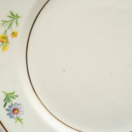 Arabia｜plate φ17cm｜colorful flower