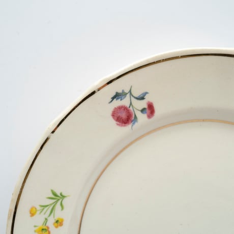Arabia｜plate φ17cm｜colorful flower