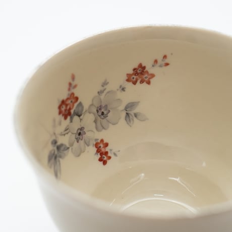 Old Arabia｜cup φ8.3cm｜flowers｜silver
