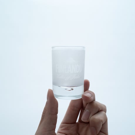 Finlandia｜shot glass φ4.5cm｜frost