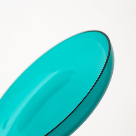 Nuutajarvi｜1202｜plate φ12.9cm｜turquoise