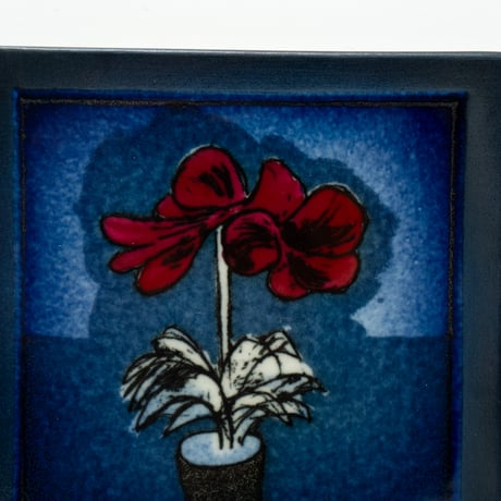 Arabia｜Helja｜wall plate｜amaryllis