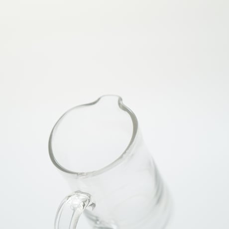 Riihimaki｜glass pitcher H8.8cm