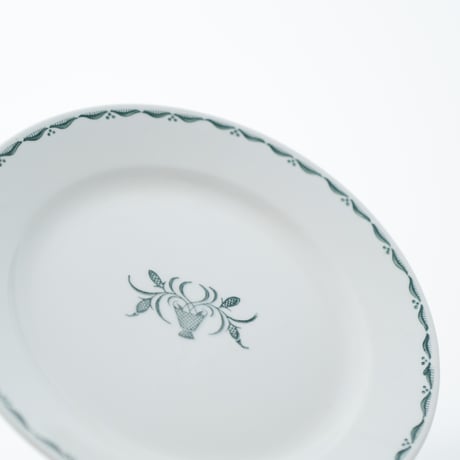 Old Arabia｜plate φ23cm｜green｜flower pot