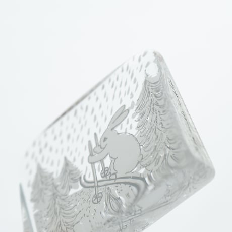 Helja｜glass card｜Bunny skiing｜S