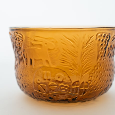 Nuutajarvi｜Fauna｜bowl φ9.5cm｜brown