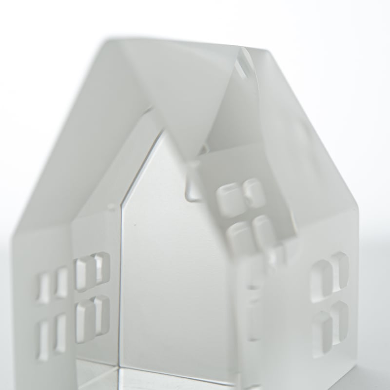 Iittala|Village|glass object|1987|Postman's cot Iittala|Village|glass object|1987|Postman's cot