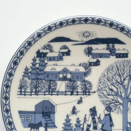 Arabia｜Wall plate｜winter