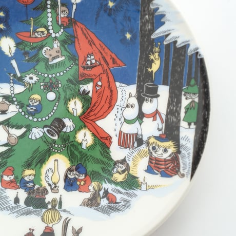 Arabia｜Christmas plate｜Moomin