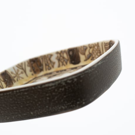 Royal Copenhagen｜Baca｜plate 10cm｜brown