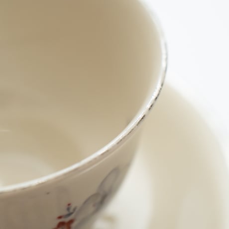 Old Arabia｜cup φ8.3cm｜flowers｜silver
