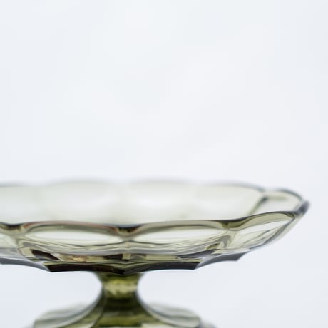 Riihimaki｜footed plate φ14cm｜smoke