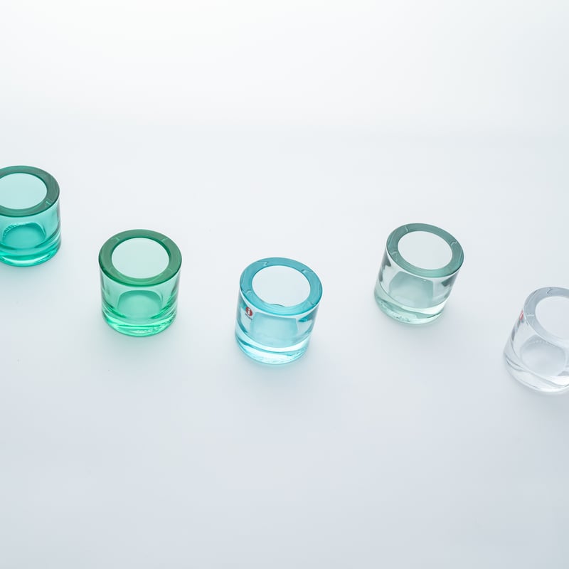 Iittala｜Kivi｜candle holder｜light blue | lumikka