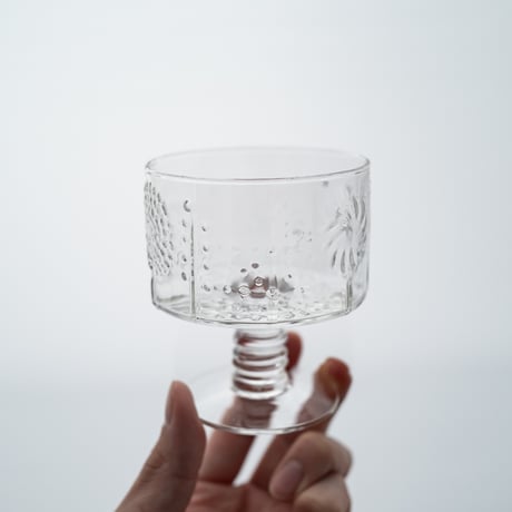 Nuutajarvi｜Flora｜bowl φ8cm｜clear
