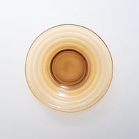 Karhula / Iittala｜Bolgeblick｜plate φ14cm｜amber｜2