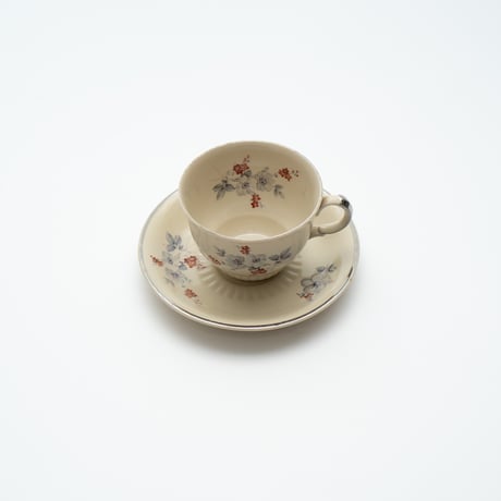 Old Arabia｜cup φ8.3cm｜flowers｜silver