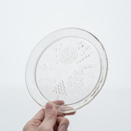 Nuutajarvi｜Flora ｜plate φ17cm｜clear｜1