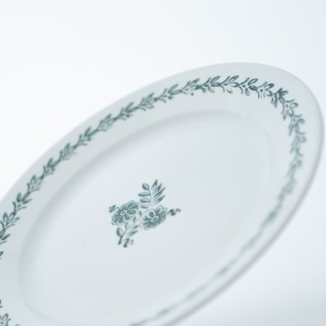 Old Arabia｜plate 23cm｜green｜flower