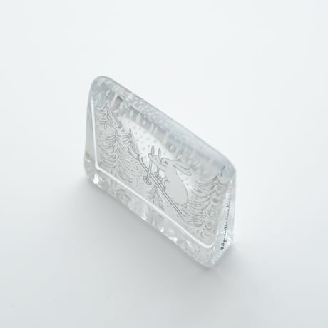 Helja｜glass card｜Bunny skiing｜S