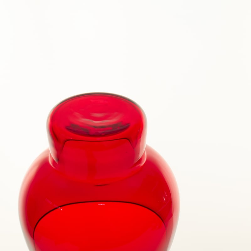 Nuutajarvi｜1119｜glass φ6.5cm｜red | lumikka shop