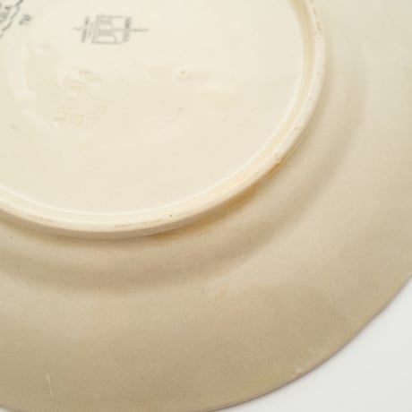 Arabia｜RE model｜plate φ17cm｜flower and butterfly