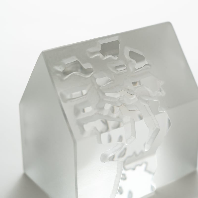 Iittala|Village|glass object|1988| Wooden house Iittala|Village|glass object|1988| Wooden house