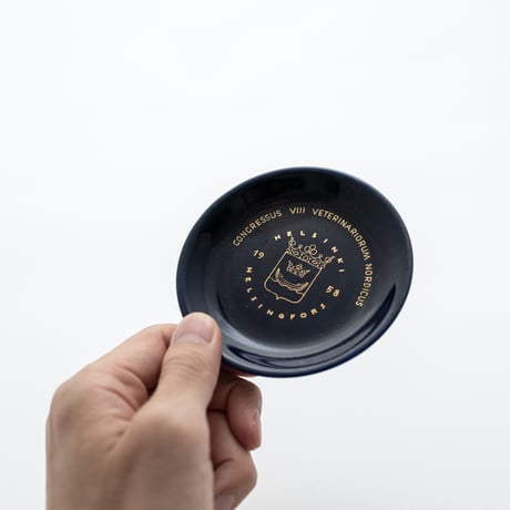Arabia｜Helsinki｜plate φ9.6cm｜navy