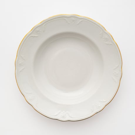 Old Arabia｜Siro｜soup plate φ23.5cm｜gold line｜3