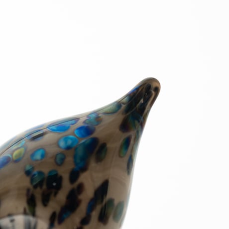 Iittala｜Birds by Toikka｜Small Goldcrest｜spotted smoke/black