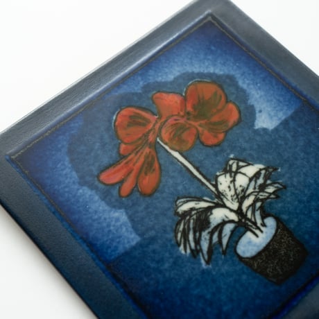 Arabia｜Helja｜wall plate｜amaryllis